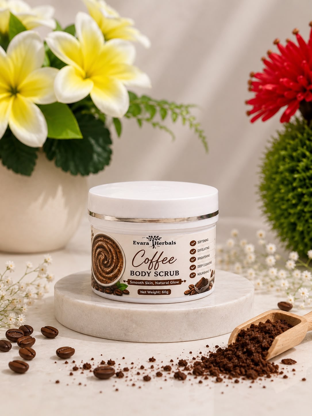 Coffee Body Scrub for Smooth, Natural Glow