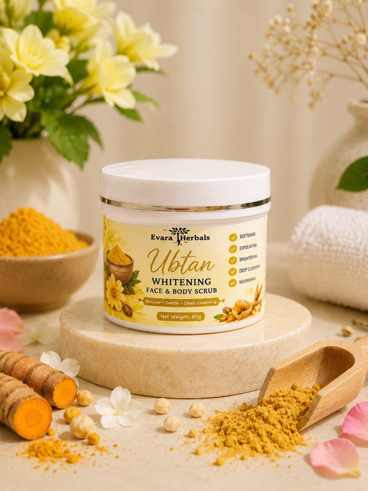 Ubtan Whitening Face & Body Scrub for Radiant Skin