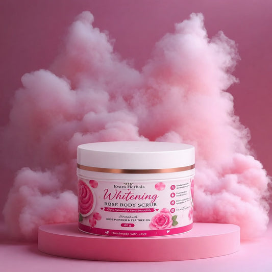 Rose Body Scrub with Tea Tree Oil for Glowing Skin